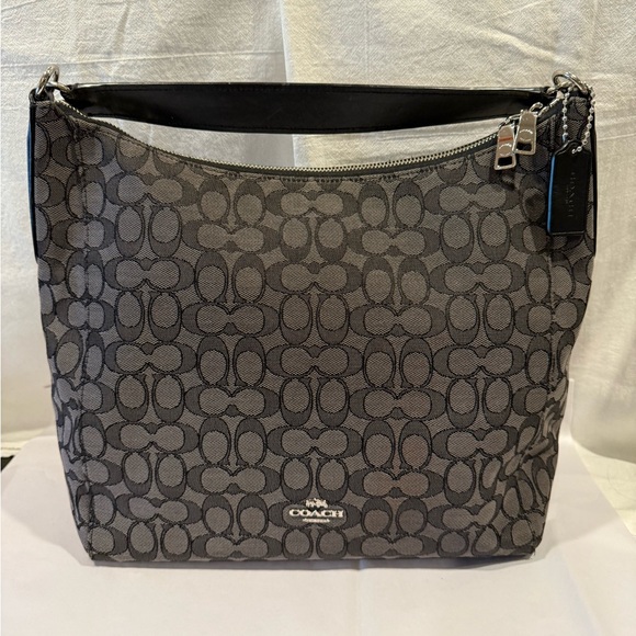 Truly Beautiful Coach Celeste Convertible Hobo In Black Smoke Color